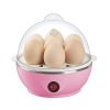 Suzec Egg Boiler Machine Electric Egg Poacher Boils Upto 7 Eggs at a Time Plastic Body and Heating Plate Automatic Turn-Off and 3 Boiling Modes Soft, Medium, and Hard 0153 Multicolor Large