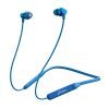 pTron Tangent Evo, 14Hrs Playback, Bluetooth 5.0 Earphones, In-Ear Headphones with Mic, Deep Bass, Clear Calls, IPX4 Water Resistant Neckband, Voice Assistance, Magnetic Earbuds & Fast Charging (Blue)