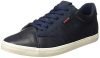 US Polo Association Men’s Gordon Navy Leather Sneakers-6 UK (7 US) (2531914579)