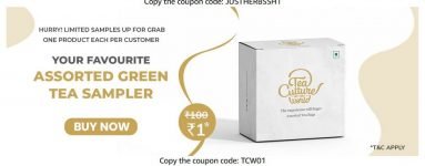 Deal – Amazon Samples@ 1 – Code – TCW01Main Page**Code Applicable in Selected Account , Apply Code at Payment Page.