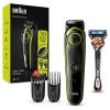 Braun Beard trimmer BT3241 with precision dial, 2 combs and Gillette Fusion5 ProGlide Razor Trimmer 80 min Runtime 39 Length Settings (Black)