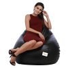Sattva Classic XXXL Bean Bag Filled (with Beans) Black