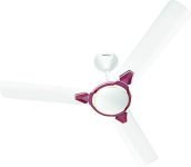 Havells 1200Mm Equs Energy Saving Ceiling Fan (White Maroon, Pack Of 1)