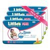 Little’s Baby Pants Diapers with Wetness Indicator and 12 Hours Absorption, Small (S), 4 – 8 kg, 168 Count