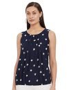 Mayra Women’s Starred Regular fit Top (2015T020823_Blue Small)