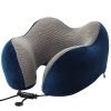 Billebon Extra Soft Memory Foam Luxury Travel Neck Support Rest Pillow with Soft Washable & Removable Cover, Multipurpose Comfortable Travel Pillow for Airplane