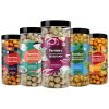 Farmley Roasted & Flavoured Healthy Makhana Snacks – Minty Pudina, Peri Peri, Tangy Tomato, Cream & Onion, Himalayan Salted | (Combo Pack of 5, 90 g Each) | Party Snacks | Namkeen Snacks | Puffed Snacks
