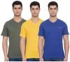 NEWPORT Men’s Slim T-Shirt (NPMERNK20001ASO_Assorted M)