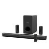 Blaupunkt Newly Launched SBW550 5.1 Home Theater Surround Soundbar with Rear Satellites I 300W RMS with 20.32cm Subwoofer I HDMI (ARC) I Optical I BT I AUX I USB I Remote Control