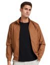 Allen Solly Men’s A-Line Coat (ASJKOBOPZ49688_Light Brown_L