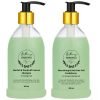 Bathing Essentials Natural Anti Hair Fall & Dandruff Control Shampoo (300ml) + Conditioner (300ml) Combo. Anti Dandruff & Hair Growth Kit. All Hair Types – Women & Men. SLS | Paraben Free (Crafted with 10+ Natural Ingredients) | Green Apple Fragrance