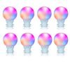 EcoLink NeoGlow 0.5-Watt Multicolour LED Bulb B22 Base Night Lamp (Pack of 8)