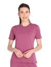 CHKOKKO Women’s Terry Cotton Loose Fit Half Sleeve T-Shirt (X-Large, Onion)