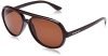 Fastrack Men’s Square Sunglasses Brown Frame, Green Lens (57)-Pack of 1