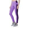 CHKOKKO Women Skinny Fit Yoga Track Pants Stretchable Gym Legging Tights Purple Size XXL