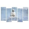 PAPER PLANE DESIGN Buddha Wall Painting Art for Living Room Bedroom Hotel Office Wall Decor (A)