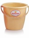 Nakoda Turbo Opaque Bucket Plastic Bathroom Bucket – 5 Litre, (Color May Vary), (22.3(D) x 20.8) cm