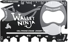 Cartmax ® Wallet Ninja 18 in 1 Multi-purpose Credit Card Size Pocket Tool
