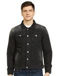 The Indian Garage Co Men’s Regular Jacket (0722-FDNMJKT-52_Black M)