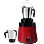 Lifelong Hulk 1200 W Mixer Grinder| 2 Stainless steel Jars (Liquidizing and Dry Grinding Jar) | ABS Body| 3 Speed Operation with whip (2 Years Warranty, Black, LLMG1000)
