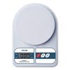 ATEVON Kitchen Scale Multipurpose Portable Electronic Digital Weighing Scale | Weight Machine With Back light LCD Display | White |10 kg