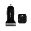 AGARO Dual Port Car Charger, Fast Charging, 3.1 Amps, Compatible with USB Type C, Micro Cable, Charger for All Smartphones & Tablets- Black
