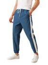 Track Pant for Men || Track Pants || Lycra Full Elastic Jogger Track Pant (TP-01-04) (XL, Navy Blue)