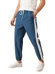 Track Pant for Men || Track Pants || Lycra Full Elastic Jogger Track Pant (TP-01-04) (XL, Navy Blue)