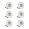 Surya 2W Led Prime Spot Light, Ceiling Spot Light (Cool Day Light) (Pack Of 6)