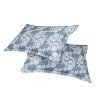 Amazon Brand – Umi 144 TC 100% Cotton Printed Pillow Case | Pack of 2 | Breathable and Skin Friendly| Oeko-Tex Certified | Meadow – Blue
