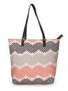 HammerSmith Women’s Stylish Geometric Printed Multipurpose Tote Bag