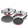 BMS lifestyle Non-Stick (4 Pcs Cookware Set Combo)