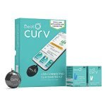 BeatO CURV Smartphone Connected Glucometer Machine | FREE 50 Strips & 50 Lancets (Type-C USB Connector)