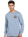 Amazon Brand – Inkast Denim Co. Men’s Crew Neck Sweatshirt (IN-A22-SW-03_Faded Denim,Badge_XL)