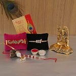 Collectible India Rakhi Gift for Brother Combo Set – Rakhi for Bhaiya Bhabhi Kids – Rakhis for Rakshabandhan Gift Hamper – Shiva Idol Statue for Home Decor/Dora Rakhi/Lumba Rakhi/Greeting Card