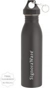 Signoraware Stainless Steel Ozel Steel Water Bottle 750Ml 750 Ml Bottle(Pack Of 1, Black, Steel)