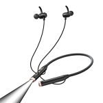 ModishOmbre Explod with 75 H* Playback with Dual Pairing | Inbuilt Torch | ENC | Gaming Mode (Up to 50ms)| Type C Charge | 500mah Built-in Battery | BT v 5.2 | Bluetooth Wireless Neckband (Black)