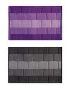 Status Polypropylene Door Mat (Pack of 2) – 58 cm x 38 cm (Purple Grey)
