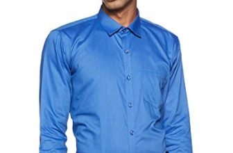 Hang & Wear Men’S Plain Regular Fit Formal Shirt (Mschambray-24- Blue_40