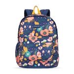Lavie Sport Spring 18L Printed Casual Backpack | School Bag for Girls