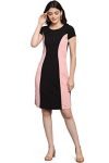 PURVAJA Women’s Bodycon Knee Length Dress(Lucy-112-PE-BL_Peach_X-Large)