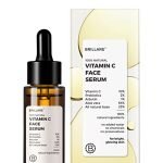 Brillare 10% Vitamin C Serum | Bright & Glowing Skin | with Probiotics & Aloe Vera | 100% Natural Face Serum