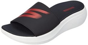 Skechers Mens MAX Cushioning Essential Sand BKRD Slipper – 10 UK (229172)