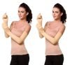 DIGITAL SHOPEE Women’s and Men’s Cotton Pollution and Sunburn Sunlight Protection Full Hand Gloves for Biking and Driving Dust- Beige (Pack of 2)