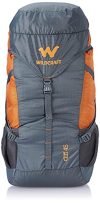 Wildcraft 45 Ltrs Grey and Orange Rucksack