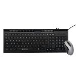 ZEBRONICS Zeb-JUDWAA 900 Wired USB Keyboard and Mouse Set with 12 hotkeys, 800/1200/1600 DPI, 1.8m USB Cable, Dedicated DPI Button, UV Printed chiclet Keys, Rupee Key and Silent Usage(Black)
