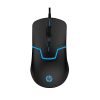 HP M100 USB Wired Gaming Optical Mouse with LED Backlight and Adjustable 1000/1600 DPI Settings, 3 Buttons and Press Life Up to 5 Million Clicks, 3 Years Warranty (3DR60PA, Black)