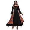 Yash Gallery Women’s Rayon Embroidered Anarkali Kurta for Women (1007YKBLACK_Black_X-Large)
