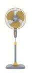 Bajaj Rapido HS 400mm Grey&Yellow Pedestal Fan
