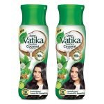 Dabur Vatika Enriched Coconut Hair Oil – 900ml (450ml x 2)| For Strong, Thick & Shiny Hair | Clinically Tested to Reduce 50% Hairfall in 4 Weeks | Good for Scalp Health | Enriched with 10 Herbs